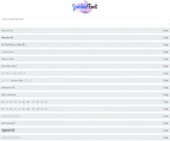 Seolinkbuildingpackages.net(Fancy Font Generator) Screenshot
