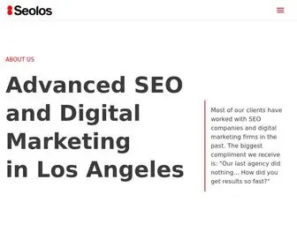 Seolos.com(Advanced SEO and Digital Marketing) Screenshot