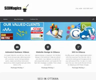 Seomagics.com(SEO in Ottawa Toronto) Screenshot