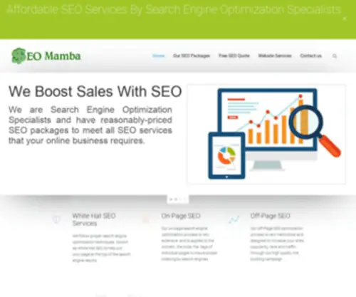 Seomamba.com(Buy Backlinks) Screenshot