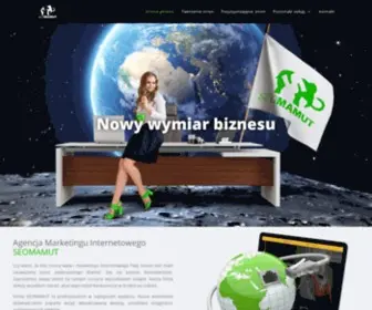 Seomamut.pl(Agencja Marketingu Internetowego SEOMAMUT) Screenshot