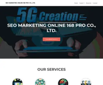 Seomarketing168Pro.com(SEO MARKETING ONLINE 168 PRO CO) Screenshot