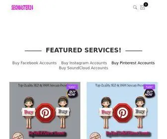 Seomaster24.com(Best SEO And SMM Services Provider) Screenshot