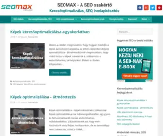 Seomax.hu(A SEO szakértő) Screenshot
