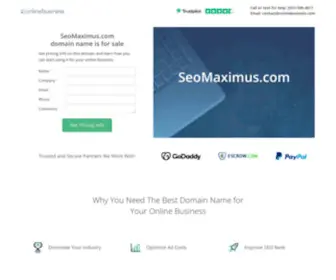 Seomaximus.com(Seomaximus) Screenshot