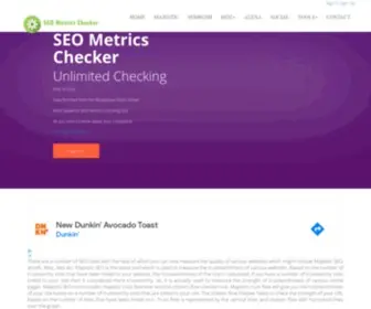 Seometricschecker.com(SEO Metrics Checker) Screenshot