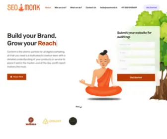 Seomonk.co.uk(Branding & Marketing Agency) Screenshot