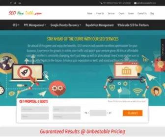 Seonewdelhi.com(SEO New Delhi) Screenshot