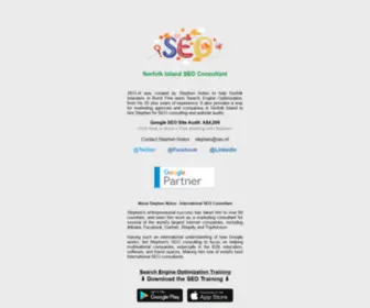Seo.nf(Norfolk Island SEO Consultant Burnt Pine) Screenshot
