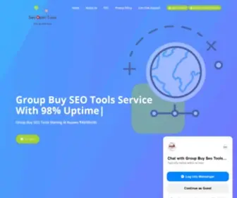 Seoopentools.com(Group Buy SEO Tools) Screenshot