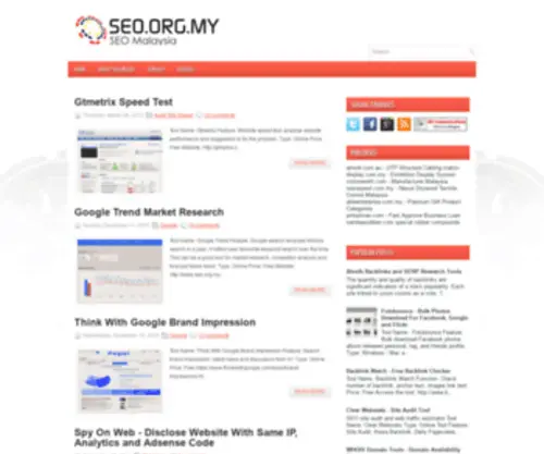 Seo.org.my(SEO Malaysia) Screenshot