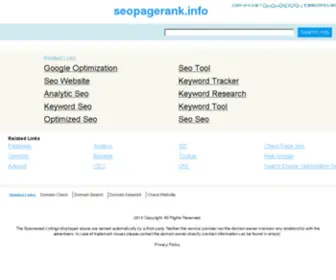 Seopagerank.info(Seopagerank info) Screenshot
