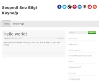 Seopedi.com(Seo Bilgilendirme Adresi) Screenshot