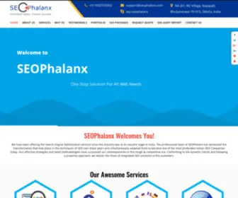 Seophalanx.com(Organic & Outstanding SEO Services Company in India) Screenshot