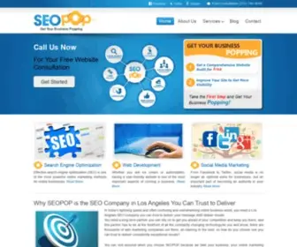 Seopop.com(Los Angeles SEO Company) Screenshot