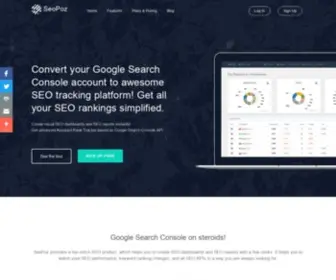 Seopoz.com(Free SEO Reporting Dashboard) Screenshot