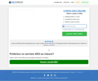 Seoprof.it(Seoprof) Screenshot