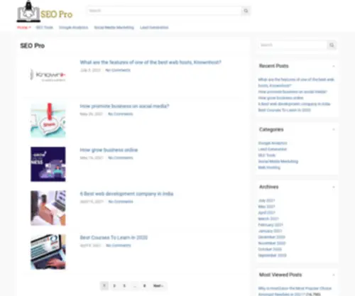 Seopro.info(SEO Pro) Screenshot