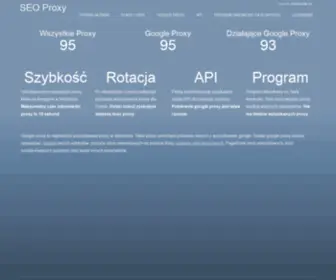 Seoproxy.pl(SEO Proxy) Screenshot