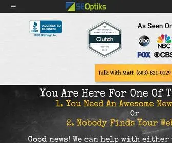 Seoptiks.com(Website Visitor Tracking Software) Screenshot