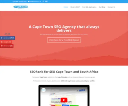 Seorank.co.za(SEO Cape Town) Screenshot