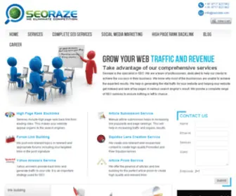 Seoraze.com(Search Engine Optimization Company) Screenshot