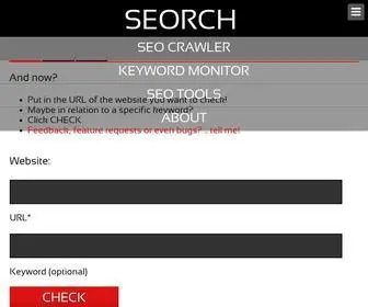 Seorch.eu(Analyze your website with SEORCH's free SEO Check) Screenshot