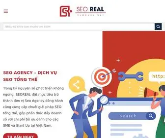 Seoreal.net(SEO Agency Services in Vietnam) Screenshot