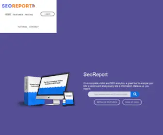 Seoreport.biz(#1 The Most Complete Visitor Analytics & SEO Tools) Screenshot