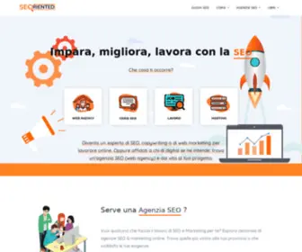 Seoriented.it(Studia, Crea, Lavora nel mondo SEO & Marketing) Screenshot