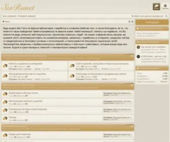 Seorunet.com(Форум вебмастеров SeoRunet) Screenshot