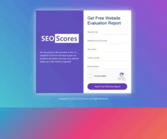 Seoscores.com(SEO Scores) Screenshot