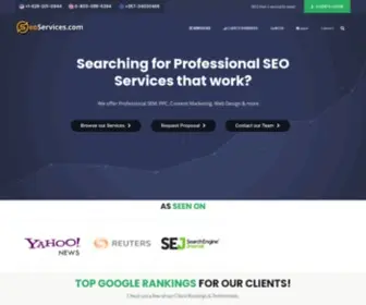 Seoservices.com(Professional SEO Services That Work) Screenshot