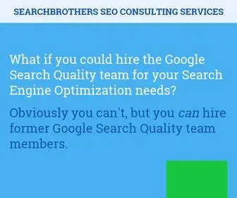 Seo.services(SearchBrothers SEO Consulting by ex) Screenshot