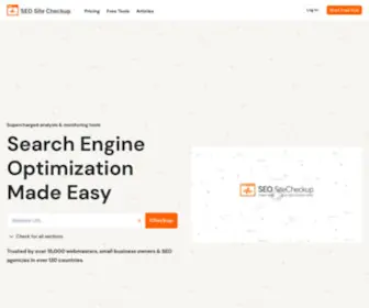 Seositecheckup.com(Find comprehensive search engine optimization (SEO)) Screenshot
