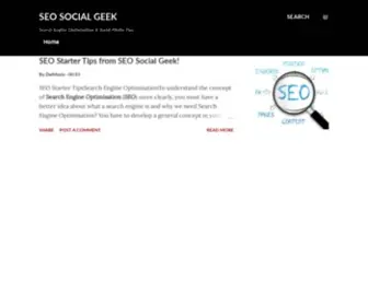 Seosocialgeek.com(SEO Social Geek) Screenshot
