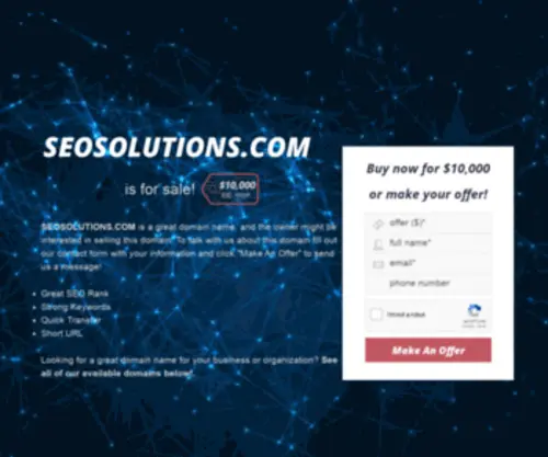 Seosolutions.com(Small business credit card) Screenshot