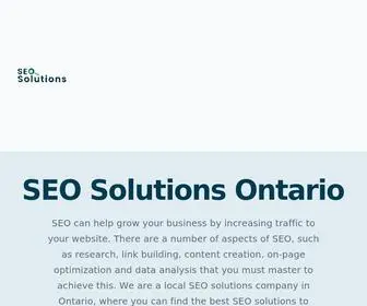 Seosolutionsontario.com(SEO Solutions Ontario) Screenshot