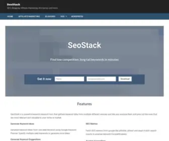 Seostack.net(SEO, Blogging, Affiliate Marketing, WordPress and more) Screenshot