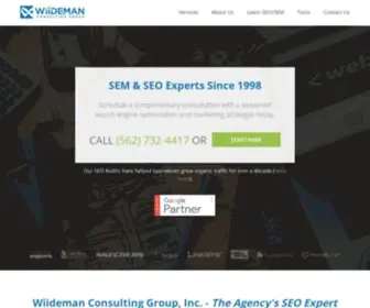 Seosteve.com(Wiideman Consulting Group) Screenshot