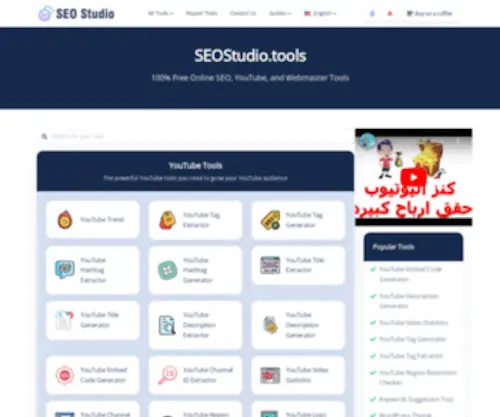 Seostudio.info(SEO Studio) Screenshot