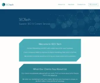 Seotech.com(Get your business the visibility it deserves with technical SEO and content marketing) Screenshot