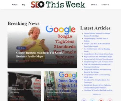 Seothisweek.com(SEO This Week) Screenshot