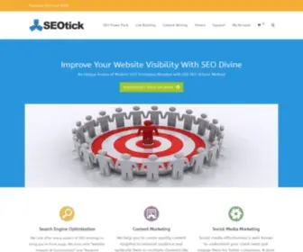 Seotick.com(Affordable SEO & Link Building Solutions) Screenshot