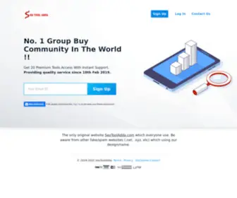Seotooladda.com(Cheap Group Buy Seo Tools and Best Group Buy Seo Tools 2022) Screenshot