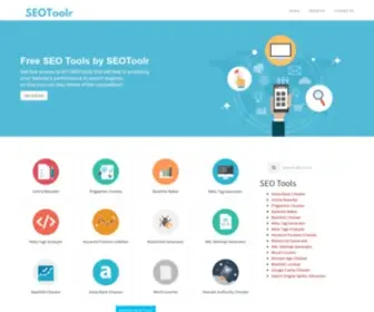 Seotoolr.com(Free SEO (Search Engine Optimization) Tools) Screenshot