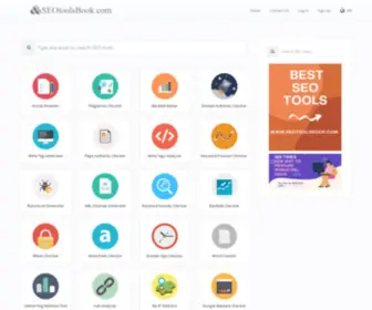 Seotoolsbook.com(SEO Tools Book) Screenshot