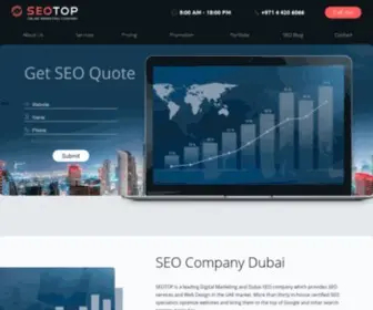 Seotopdubai.com(SEO Dubai) Screenshot