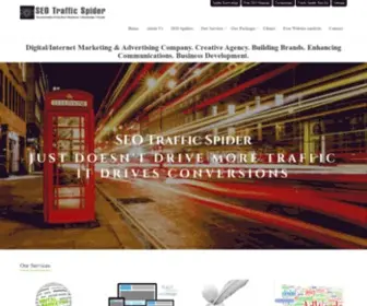 Seotrafficspider.com(Internet/Digital Marketing Company USA) Screenshot