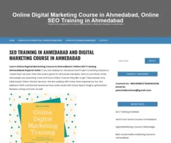 Seotrainingahmedabad.com(Digital Marketing Course in Ahmedabad) Screenshot